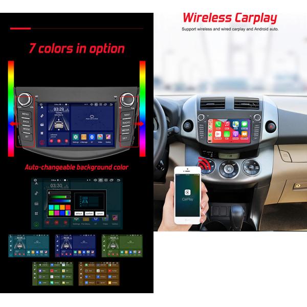 Toyota RAV4 OEM Автомобильное радио с 4G DSP Беспроводной Carplay 360 Камера с видом на птицу