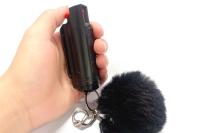 anti spray de pimenta preto Shell For Women plástica da porta-chaves do motim 20ml