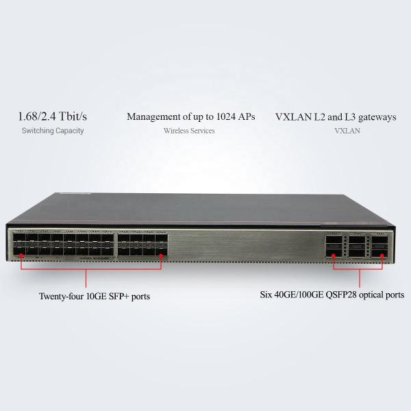 24 Port Ethernet Switch S6730-H24X6C with Full-Duplex & Half-Duplex and 10/100/1000Mbps Transmission