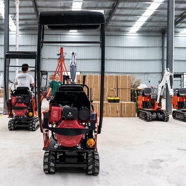 Pile Pulling ODM 1.5 Ton Mini Excavator  EPA Mini Digger Loader Bagger