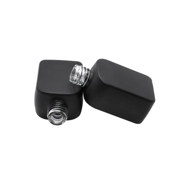 10ml Empty Gel Nail Polish Black Bottle 0.3oz 15cc Bamboo Cap