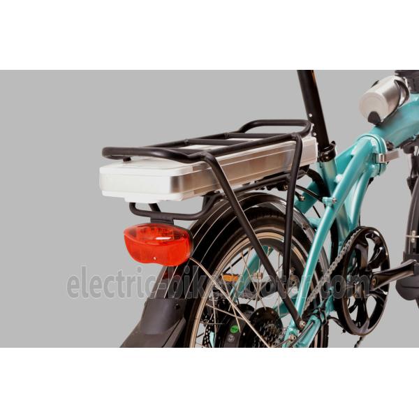 32km/h Electric Folding Bike , Electric Folding Bicycle With Pedal Assist System
