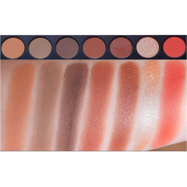 Neutral Eye Makeup Eyeshadow High Pigment Autumn Orange Toned Eyeshadow Palette