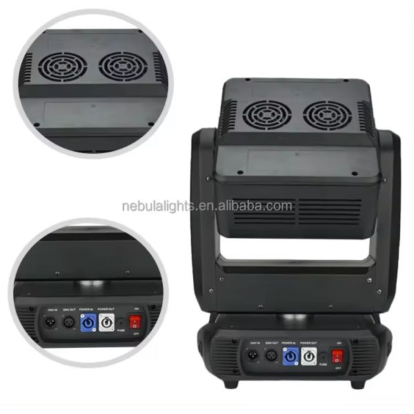 Nebula Matrix Light 25x12w RGBW 4in1 LED Wall Wash Stage Light Moving Head