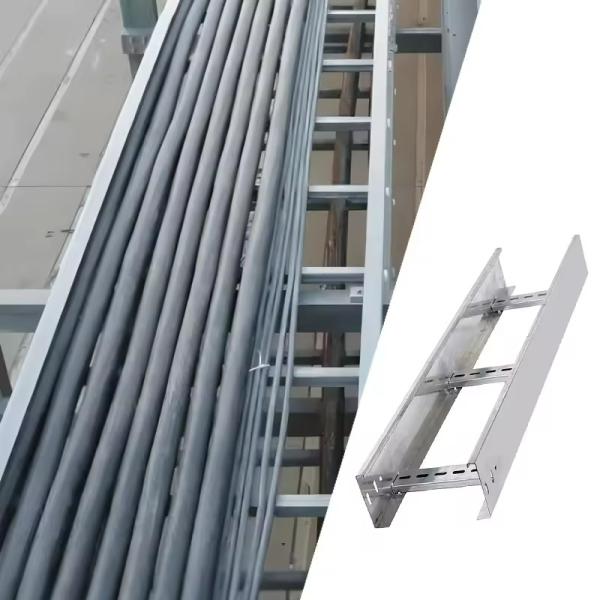 Indoor/Outdoor Cable Ladder with Adjustable Height Compatible With Various Cable Types