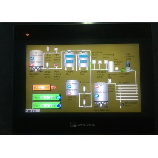 50M3/H Water Treatment System / Pure Water Filter 50T/H With Blue Fiberglass For Drinking
