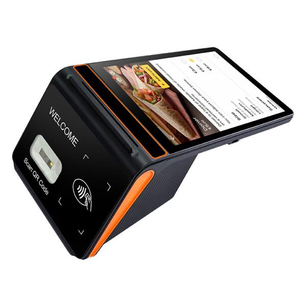800*1280 Touch Screen Restaurant POS Mobile POS With Printer