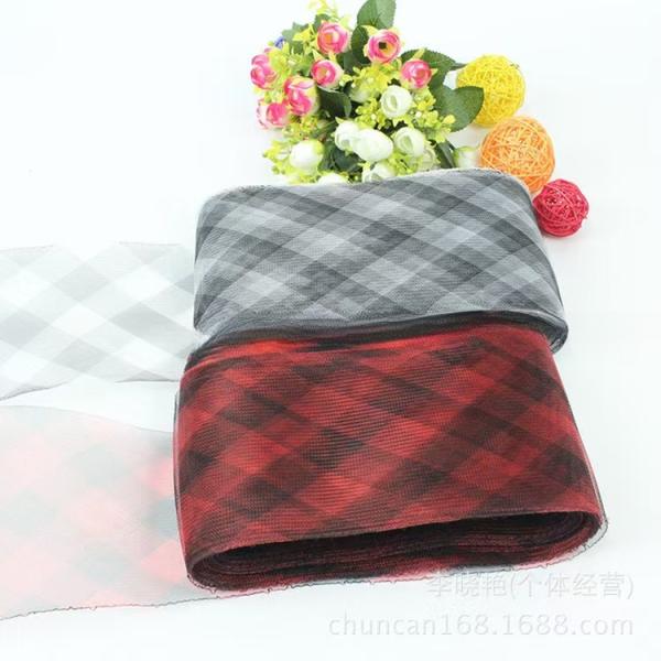 16cm Mesh Plain Crinoline Millinery Supplies Hat Decoration For DHL Shipping