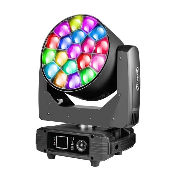 Four-in-one LED Beam Moving Head Light Beeye RGBW Color Mixing Stage