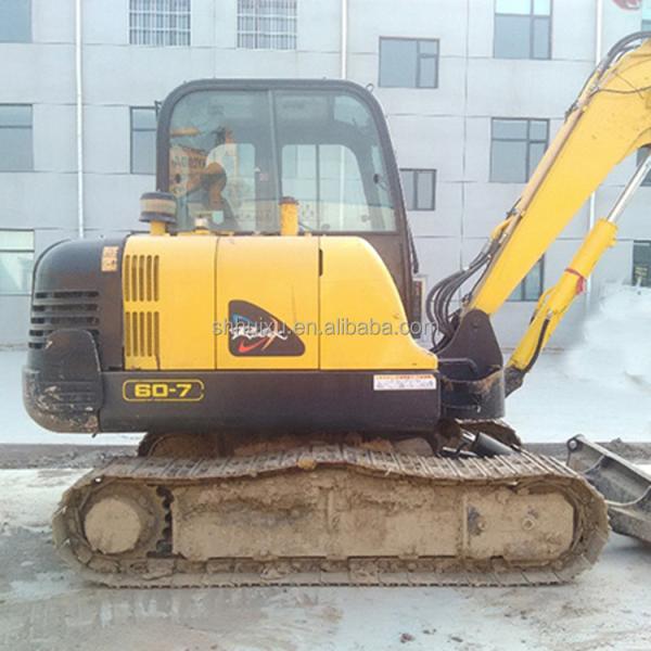 6 Ton Hyundai Used Wheel Excavators R60-7 Hyundai Used Excavator Crawler 60