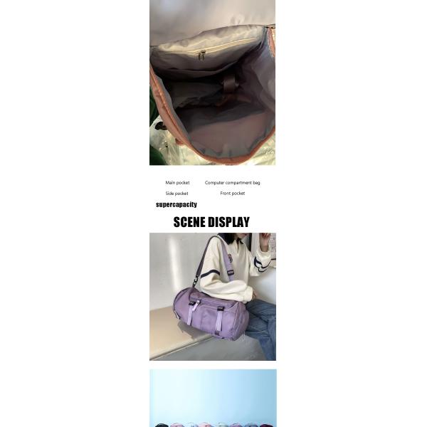 OEM Multifunction School Backpack Waterproof Travel Backpack Zipper Closure Anti Theft