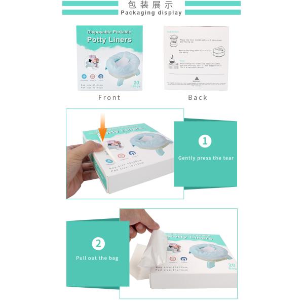 Вкладыши небольшого стула сидения унитаза тренировки LDPE пластиковые с супер пусковой площадкой вещество-поглотителя