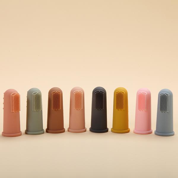 Oral Cleaning Silicone Baby Finger Toothbrush For Training Teething