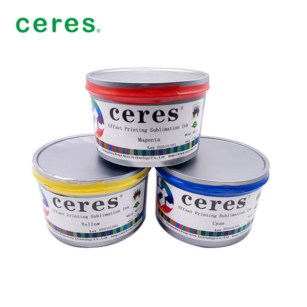 Magenta Sublimation Ink for Offset Printing with 180-220 Degree Transfer Temperature and 70-110 Gram Paper Weight for Small Color Difference