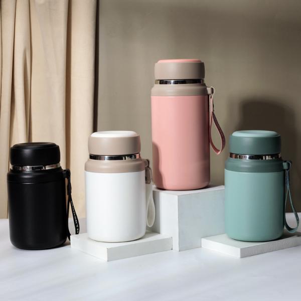 Logo Customized Portable Metal Water Bottle for Insulated Ice Coffee and Water