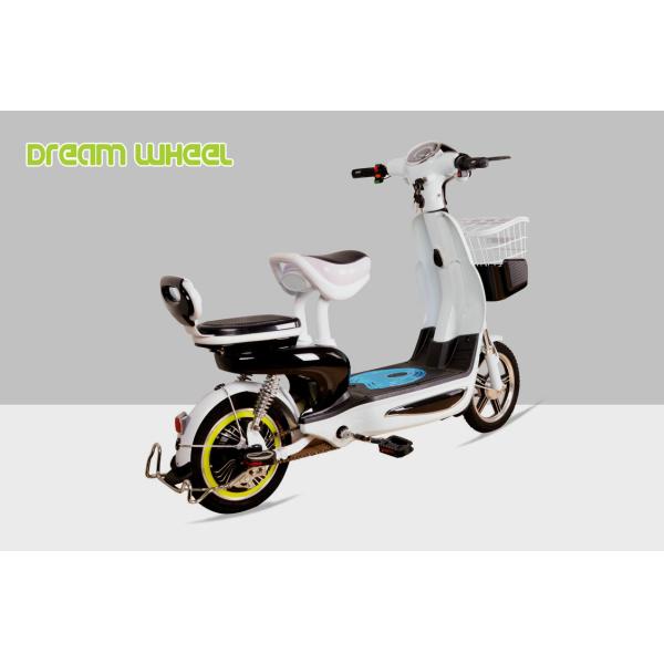 48V 350W Small Lovely Pedal Assisted Electric Bicycle With Long Travel Distance