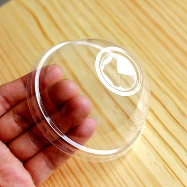 Tampas Compostable para copos do animal de estimação, tampas plásticas do café da abóbada da abóbada 90mm transparentes