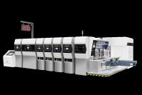 380V/50HZ/3PH Pressure Free  Corrugated Cardboard  G6-0920 Feed Structure Lead Edge Vacuum Transfer 4 Color Printer + Slotter + Die Cutter + Vibrator +  Stacker