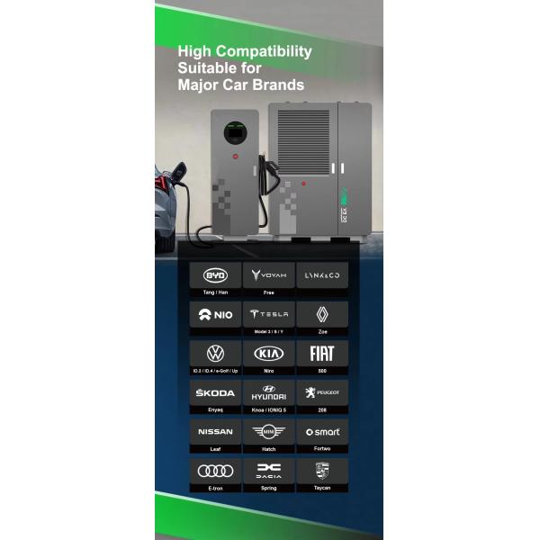 180KW 240KW 360KW 480KW 600KW  Mobile DC Fast Charger With OCPP 1.6J