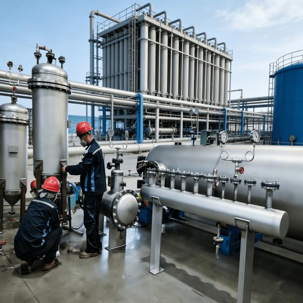 Stainless Steel Steam Water Separator with 0.1-10 Mpa Design Pressure and Customized Size for Industrial Applications