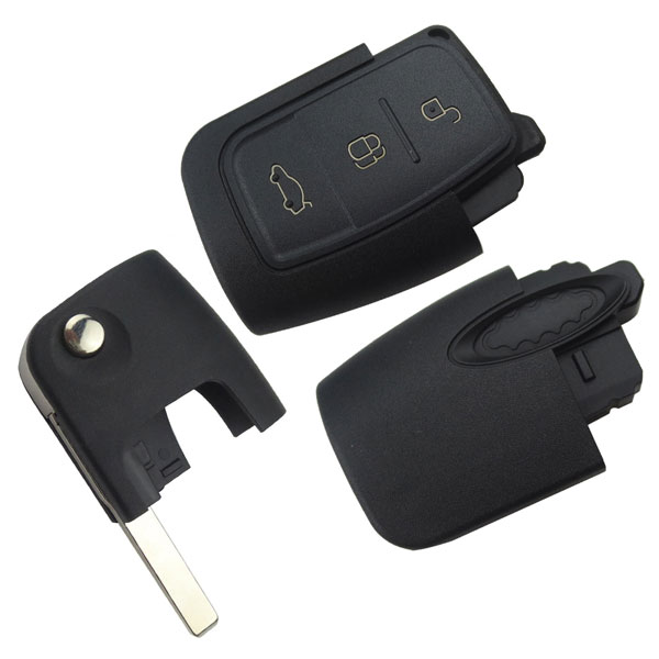 3 Buttons 433 mhz ID60/4D60 Chip Folding Flip Fob Remote Car Key For Ford Focus Mondeo Fiesta