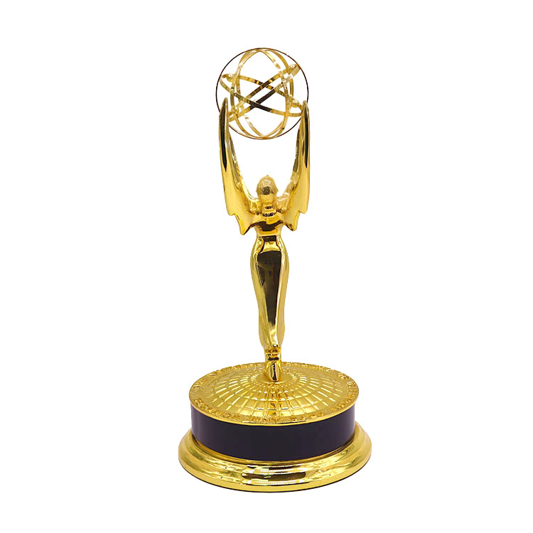 Customized Logo Zinc Alloy Metal Trophy with Irregular Shape for Decoration and Commemorative Awards