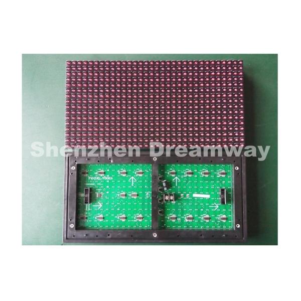 IP65 PH 10 LED Screen Module Outdoor Single Red Show Text USB