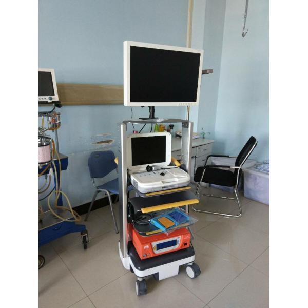 Adjustable Obstetrics And Gynecology Equipment Endoscopy Trolley Medical Endoscope