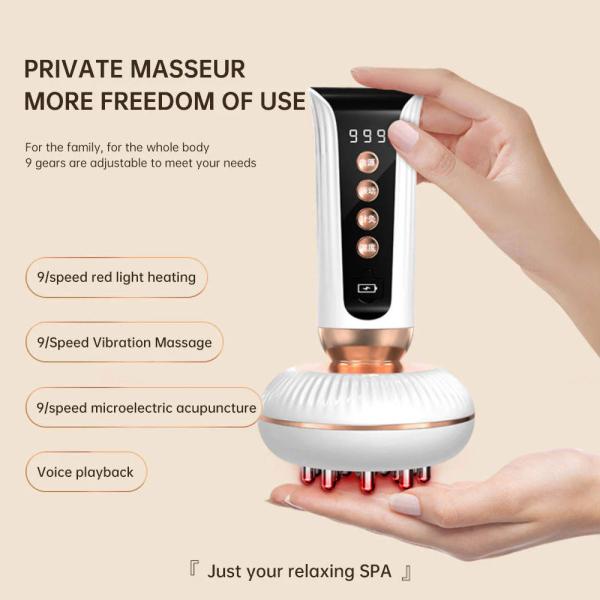 EMS Microcurrent Electric Body Slimming Massager Body Meridian Massage Brush