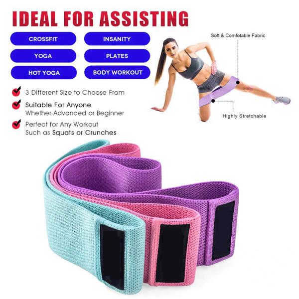 3.2inch 8cm Workout Recovery Equipment Hip Circle Resistance Bands