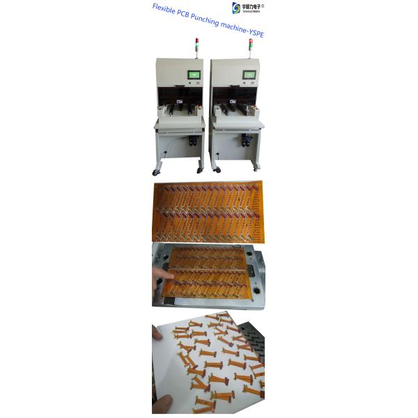 Auto Aluminum Pcb Punching Machine In Line With 10t / 30t / 80t Hydraulic Press