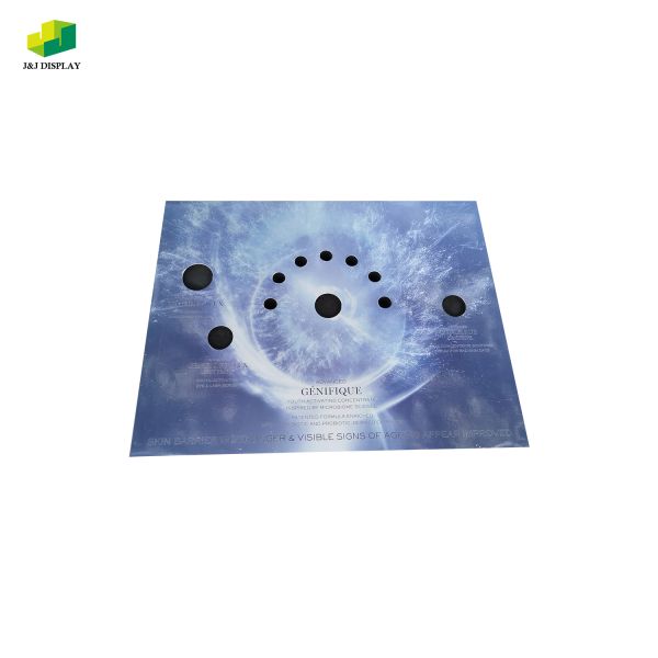 Cosmetic Make Up Counter Display Stand Recyclable Glossy smooth