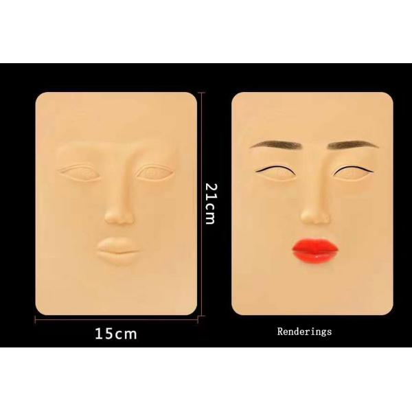 PMU Permanent Makeup Rubber 3D Lips Practice Skin Tattoo Mat To Practice Perfect Eyebrow