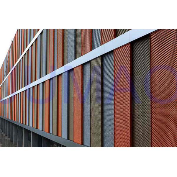Aluminum Alloy Architectural Expanded Metal Mesh For Outdoor Wall Covering