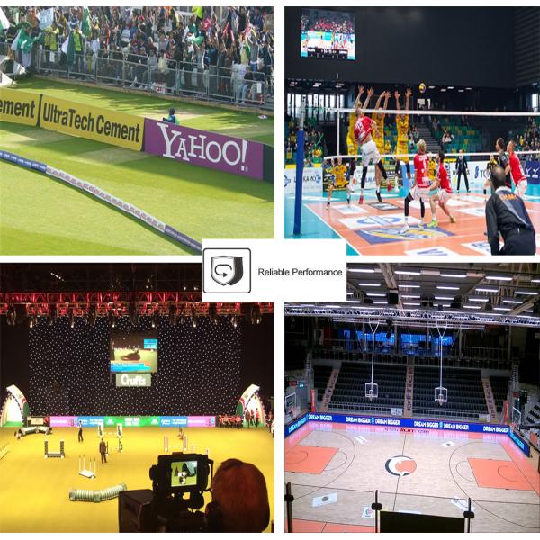 Outdoor Waterproof Stadium Sports Perimeter LED Display P8 P10 P16 Aluminium Material