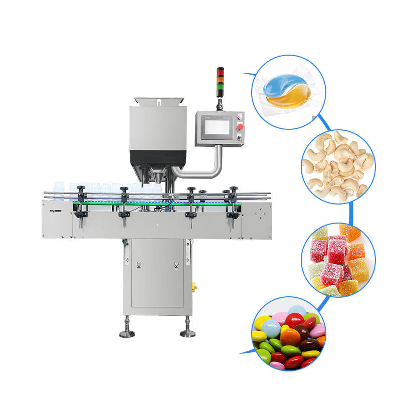 Automatic Vertical 8 Channels Pill Tablet Counting Bottle Filling Machine