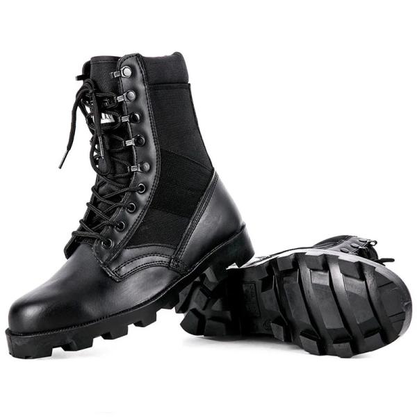 8 Inch 9 Inch Custom Military Boots Black Wear-Resistant Wicking Tactical Hiking Boots