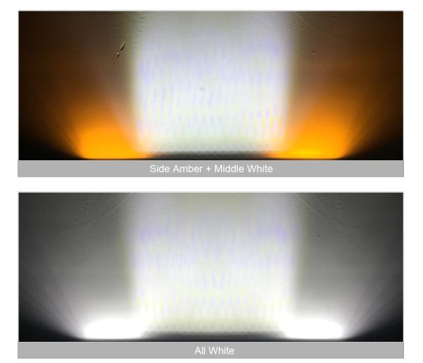 22 Inch 342W Amber White Led Driving Light Bar For Car 12V 24V 4x4 Offroad Trucks ATV 4WD SUV Combo Beams Fog Lamp Work