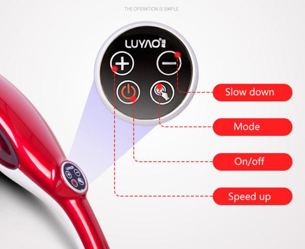Speed Adjustable Electric Massage Machine , High Frequency Handheld Massage Machine