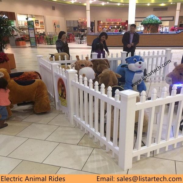 Coin OP Electric Animal Ride, Battery Amusement Rides for Shopping Mall Rental Business