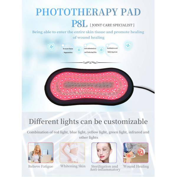 FDA 8W Flexible Pain Relief Infrared Red Light Therapy Pad With 152pcs LED
