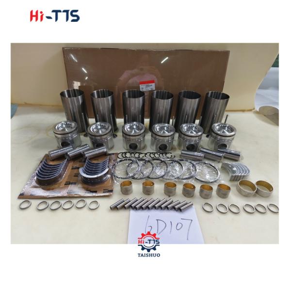 6D107Cylinder Liner Kit 4934860 4955251 3904167 Engine Rebuild Kits For Diesel Engine Parts