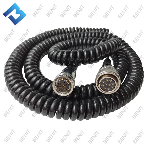 High Quality Digital Controller Host Spiral Power Cord 04-02-02561for Asphalt Paver