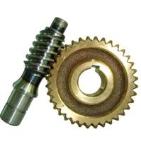 Conjunto de engrenagem de verme em espiral industrial de alta eficiência em vários tamanhos