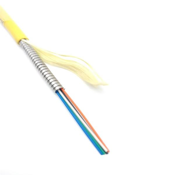 6C G657A2 LSZH PE PVC Anti Rodent Armoured Fiber Cable With 6 Conductors