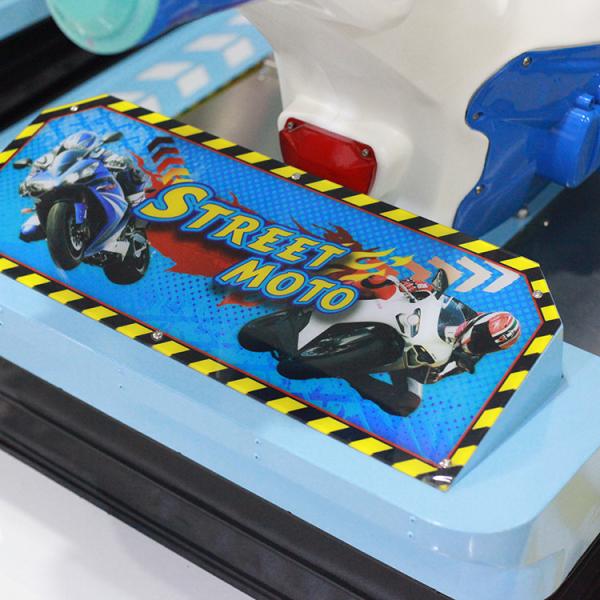 50HZ Street Moto Car Racing Arcade Machine Hardware Material For Amusement Park
