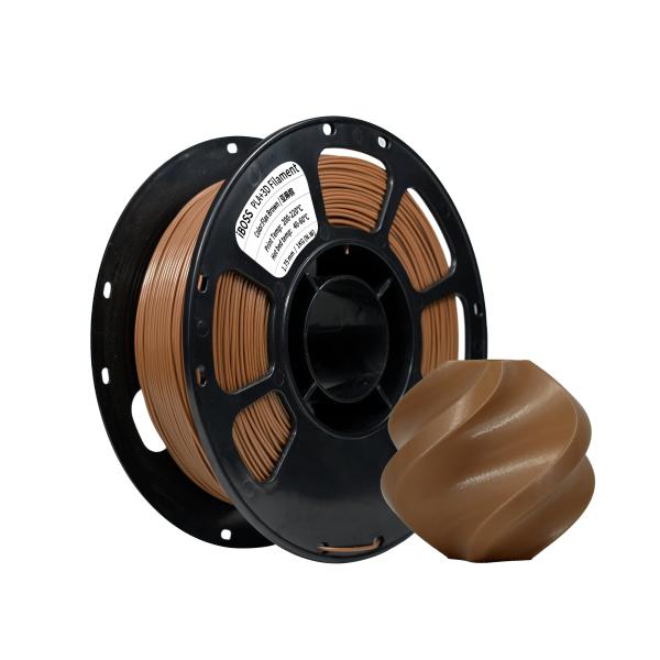 Filamento iboss PLA Plus Resistencia Mejorada Marrón Lino 1.75mm Filamento para Impresora 3D
