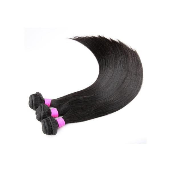 Grade 7A Virgin Human Hair For Black Girls / Hot Beauty Straight Weaving Hair