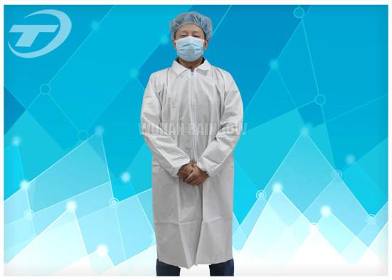 Microporous Medical Lab Coats Soft , Waterproof And Breathable Surgical Scrub Suits