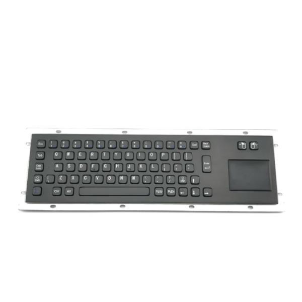 IP65 Industrial PC Keyboard Stainless Steel With Full Functional 2 Keys Touch Pad
